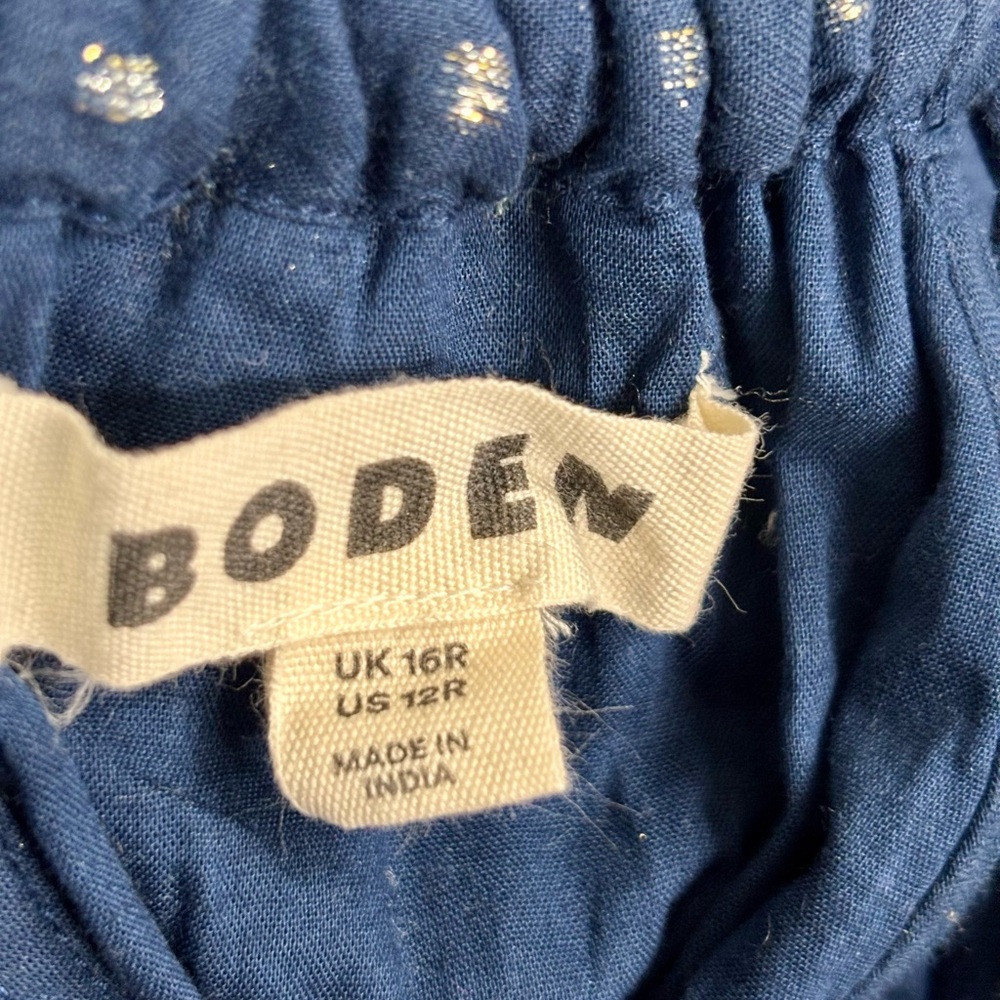 Boden navy maxi sundress 12R - Picture 5 of 5
